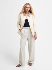Barbour® Cream Annandale Quilted Jacket - Image 3 of 6