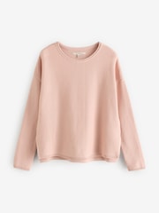 Barbour® Pink 100% Cotton Marine Jumper - Image 4 of 4
