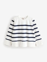 Barbour® White Delaney 100% Cotton Sweatshirt - Image 4 of 4