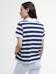 Barbour® Blue Ashbourne Stripe Polo Top - Image 2 of 8