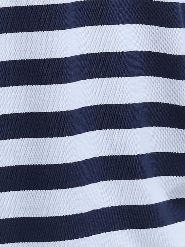 Barbour® Blue Ashbourne Stripe Polo Top - Image 8 of 8