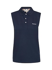 Blauw - Barbour® Bowford mouwloze polotop - Image 3 of 4