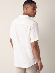 Классическая льняная белая рубашка Armani Exchange - Image 2 of 5