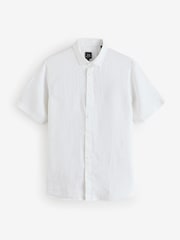 Классическая льняная белая рубашка Armani Exchange - Image 5 of 5