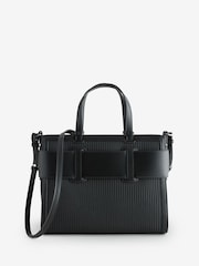 Armani Exchange Tape Logo Cross Body Black Bag - Image 2 of 7