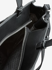 Armani Exchange Tape Logo Cross Body Black Bag - Image 4 of 7