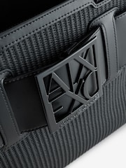Armani Exchange Tape Logo Cross Body Black Bag - Image 5 of 7