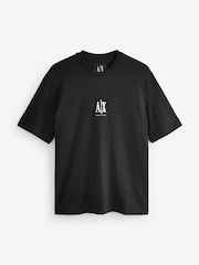Armani Exchange Classic Logo Black T-Shirt - Image 4 of 4