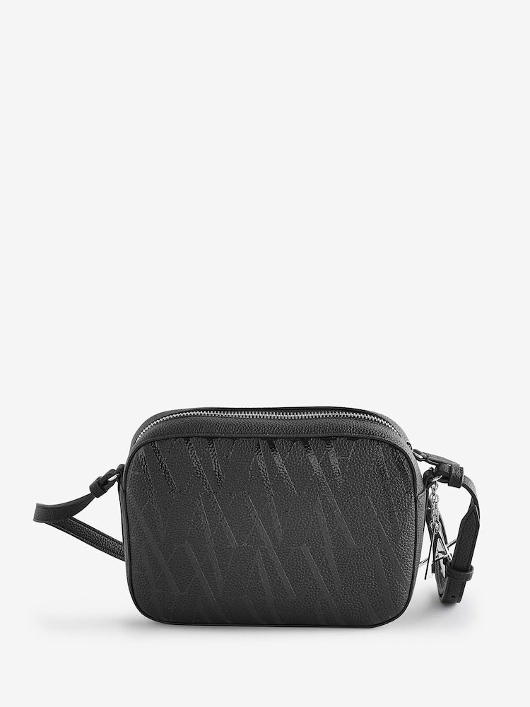 Armani Exchange Logo Messenger Black  Bag - Image 2 of 6