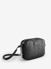 Armani Exchange Logo Messenger Black  Bag - Image 3 of 6