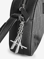 Armani Exchange Logo Messenger Black  Bag - Image 4 of 6