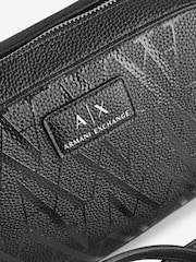Armani Exchange Logo Messenger Black  Bag - Image 5 of 6