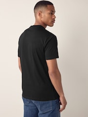 Черный - Футболка с принтом Armani Exchange - Image 2 of 4