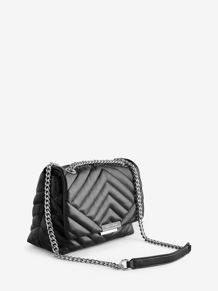 Armani Exchange Messenger Black Bag - Image 3 of 6