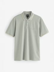 Polo gris ribeteado de Armani Exchange - Imagen 4 de 4