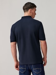 Armani Exchange Синий логотип рубашки поло - Image 2 of 4