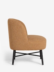 Chunky Marl Ochre Yellow Elvin Accent Chair - Image 7 of 9