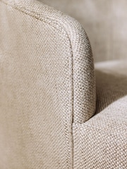 Chunky Weave Mid Natural Alma Accent Chair - Image 2 of 12