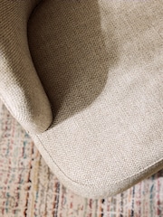 Chunky Weave Mid Natural Alma Accent Chair - Image 5 of 12