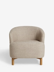 Chunky Weave Mid Natural Alma Accent Chair - Image 8 of 12