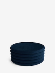 Soft Velvet Navy Blue Stella Storage Coffee Table - Image 5 of 7