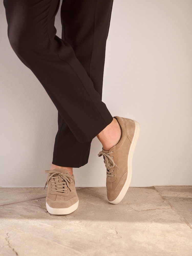 neutre - Baskets intelligentes en daim - Image 1 of 7