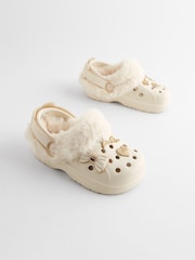 Baker By Ted Baker Borg Lined Clog Slippers - Image 1 of 6