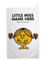Star Editions Little Miss Personalised 100% Cotton Tea Towel - Image 3 of 3