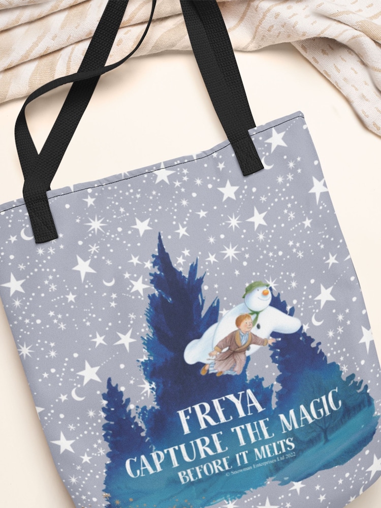 Star Editions Grey Personalised 100% Cotton Capture the Magic Before It Melts Tote Bag - Image 2 of 3