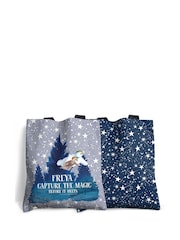 Star Editions Grey Personalised 100% Cotton Capture the Magic Before It Melts Tote Bag - Image 3 of 3