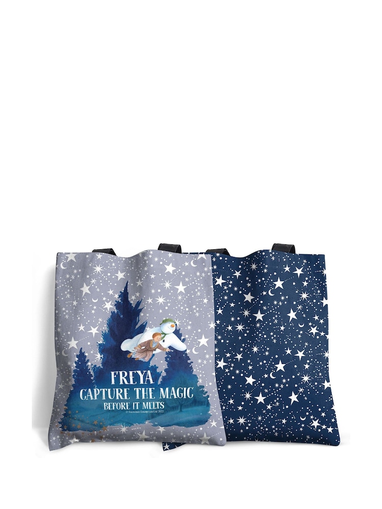 Star Editions Grey Personalised 100% Cotton Capture the Magic Before It Melts Tote Bag - Image 3 of 3