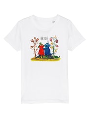 Star Editions Childrens Blue Personalised The Smed and Smoos 100% Cotton T-Shirt - Image 2 of 2