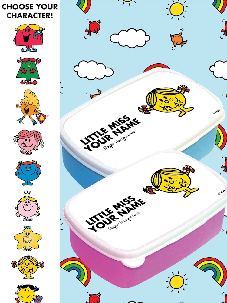 Star Editions Personalised Little Miss Blue Lunchbox - Image 1 of 3