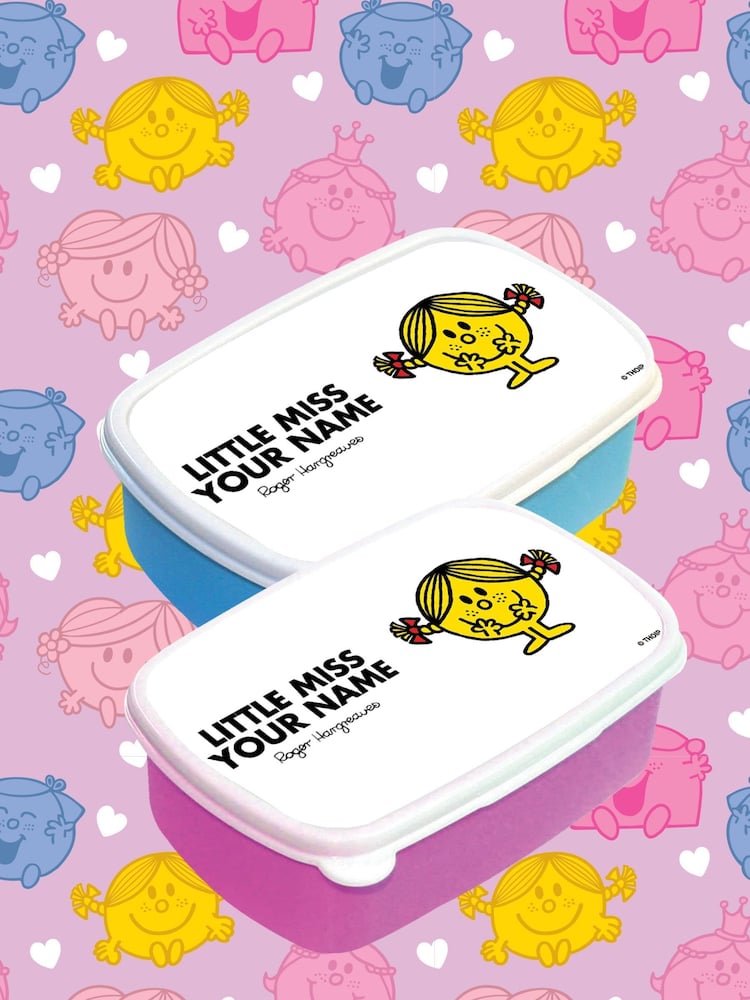 Star Editions Personalised Little Miss Blue Lunchbox - Image 2 of 3