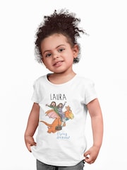 Star Editions Childrens White Personalised Flying Doctors Zog 100% Cotton T-Shirt - Image 2 of 3