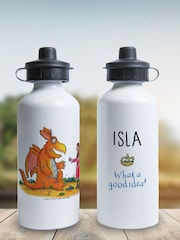 Star Editions Personalised What A Good Idea Zog White Water Bottle - Image 2 of 2