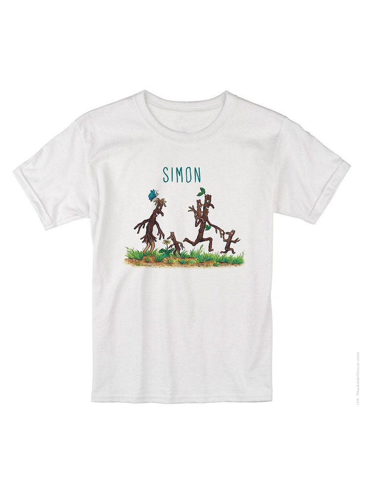 Star Editions 100% Cotton Adults Man and Family White Personalised Stick T-Shirt - Image 3 of 3