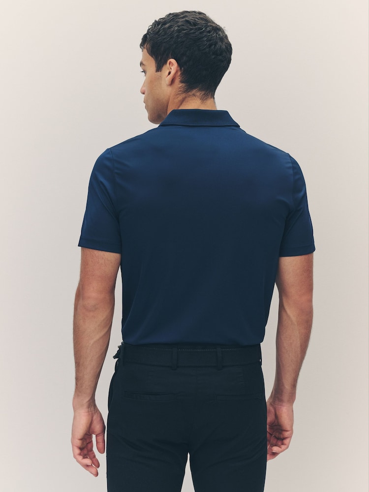 Blau - Lacoste Golf-Poloshirt mit UV-Schutz in normaler Passform - Bild 2 von 6 Blau - Lacoste Golf-Poloshirt mit UV-Schutz in normaler Passform - Bild 2 von 6