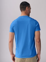 Blau - Lacoste – Luxury Pima – T-Shirt aus 100 % Baumwolle - Bild 2 von 5