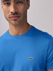 Blau - Lacoste – Luxury Pima – T-Shirt aus 100 % Baumwolle - Bild 3 von 5