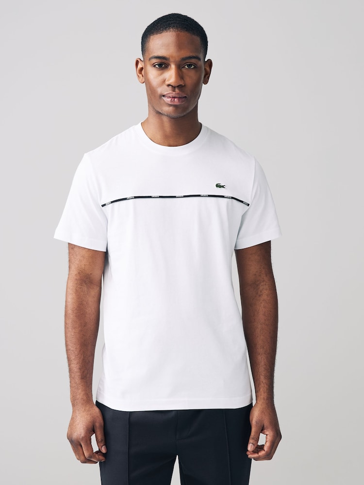 Lacoste Regular Fit Trim Jersey T-Shirt - Image 1 of 5