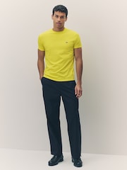 Gelb - Lacoste – Luxury Pima – T-Shirt aus 100 % Baumwolle - Bild 3 von 6