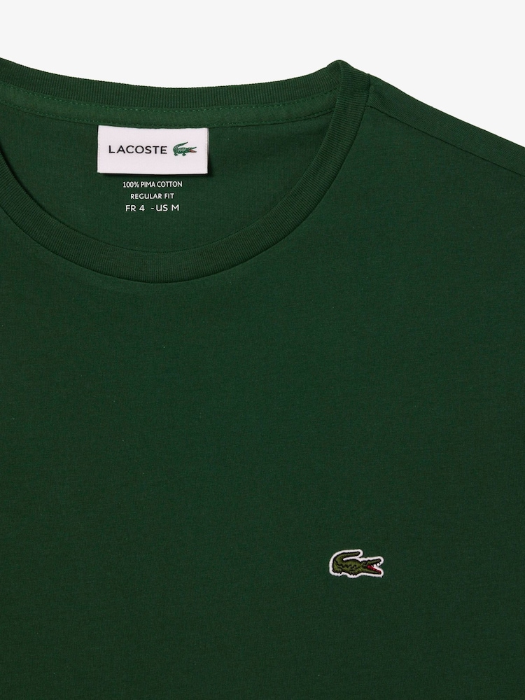Lacoste Luxury Pima 100% Cotton T-Shirt - Image 5 of 5