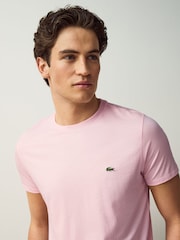 Pink - Lacoste – Luxury Pima – T-Shirt aus 100 % Baumwolle - Bild 3 von 5