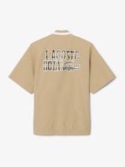 Lacoste Breathable Stretch Golf Brown Windbreaker - Image 1 of 4