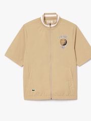 Lacoste Breathable Stretch Golf Brown Windbreaker - Image 2 of 4