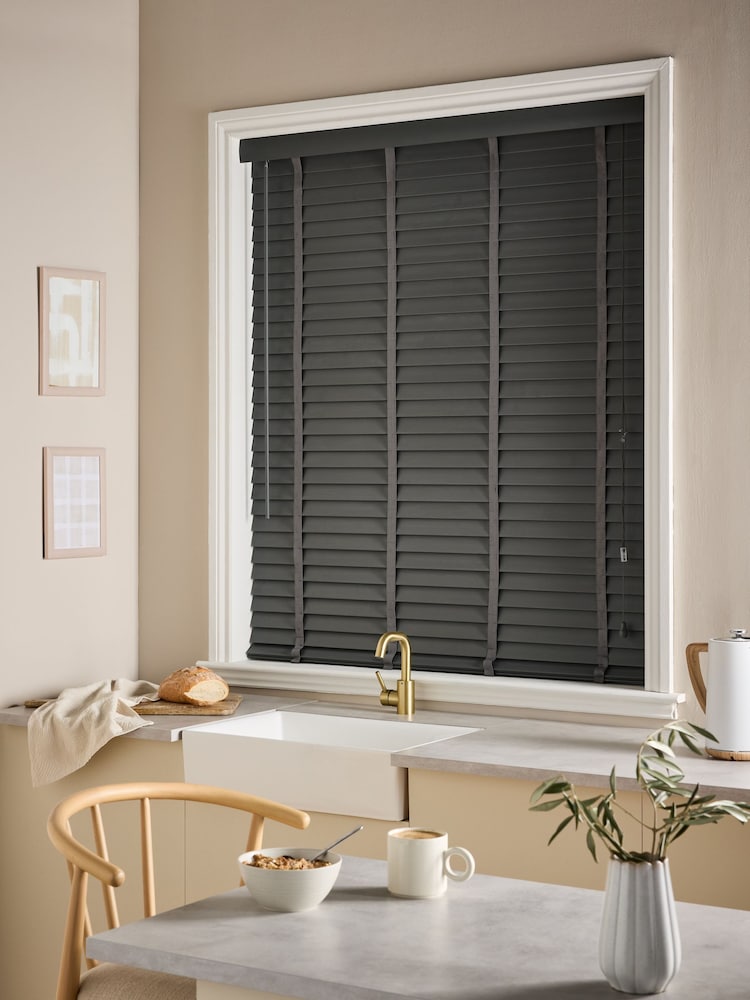 Dark Grey Valencia 50mm Slat Venetian Blind - Image 2 of 6