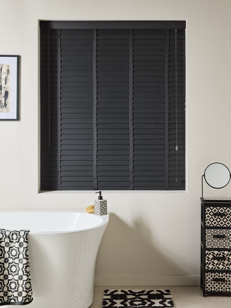 Charcoal Grey 50mm Slat Venetian Blind - Image 2 of 6