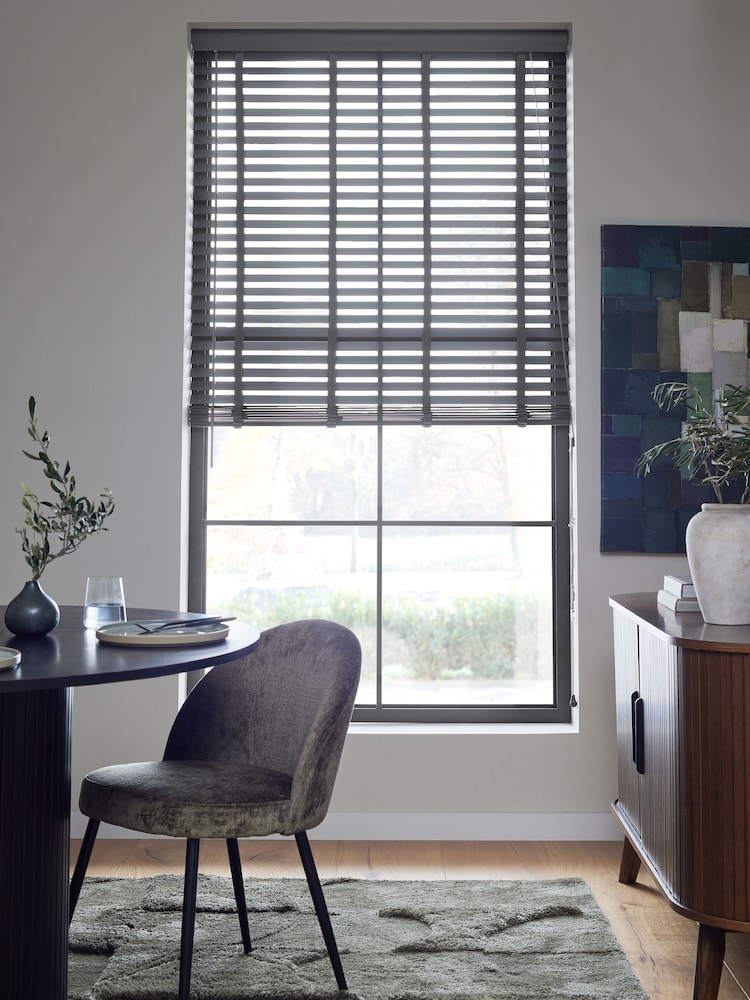 Charcoal Grey 50mm Slat Venetian Blind - Image 6 of 6