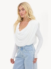 LOAVIES White Close To Perfect Bodysuit - Image 3 of 4